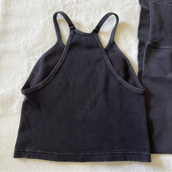 Free People Happiness Runs Crop Top And Good Karma High Rise Leggings Set - Picture 6 of 10